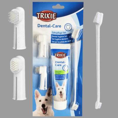 ست مسواک و خمیر دندان سگ تریکسی Trixie Dental Care