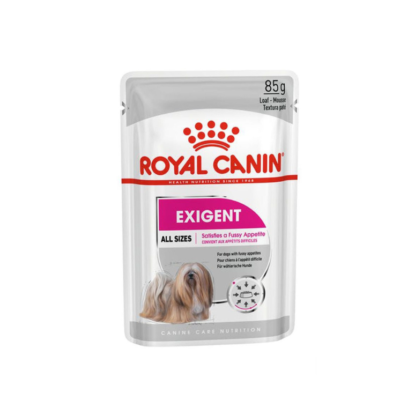 پوچ سگ بد غذا اگزیجنت رویال کنین 85 گرمی | Royal Canin Dog Exigent pouch