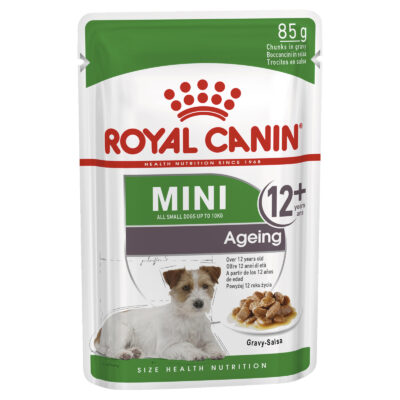 پوچ سگ مسن +12 سال نژاد کوچک رویال کنین 85 گرمی | Royal Canin Mini Dog Ageing pouch