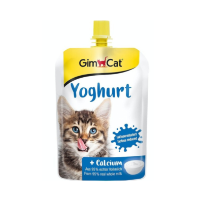 تشویقی ماست و کلسیم گربه جیم کت 150 گرمی | GimCat Yoghurt & Calsium