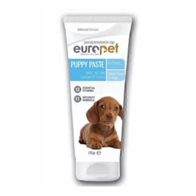 خمیر مولتی ویتامین و مینرال توله سگ یوروپت 100 گرمی | Europet Puppy Paste