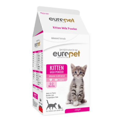 شیر خشک بچه گربه یوروپت 200 گرمی | Europet Cat Milk Powder