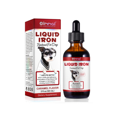 قطره آهن سگ اویمال طعم کارامل 60 میلی لیتر | Oimmal Liquid Iron Drops