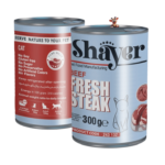 shayer fresh beef steak cat wet food